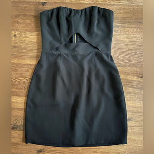 Marciano Little Black Strapless Dress w/cutout